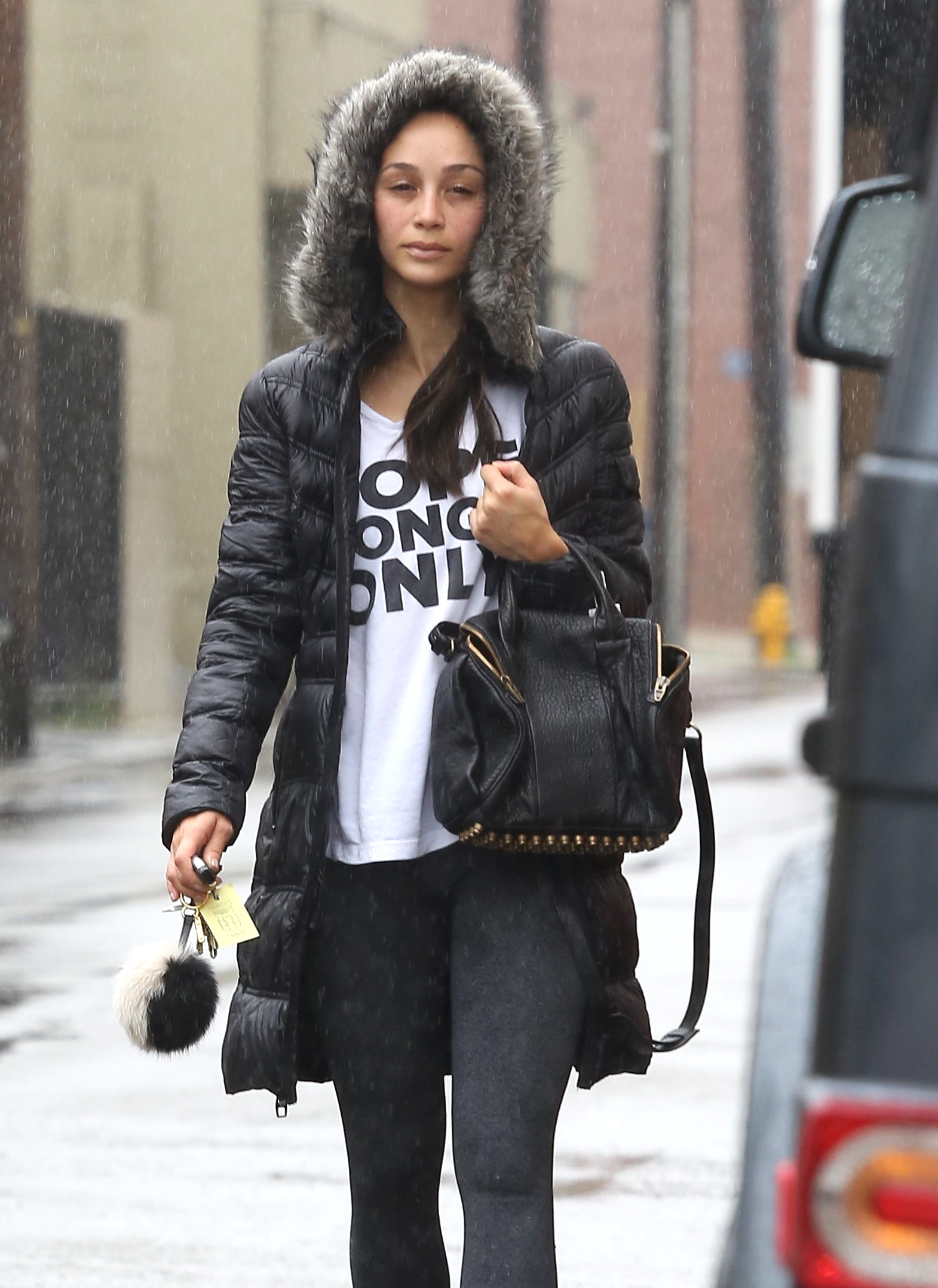 Cara Santana In Tights Heading To Gym In Los Angeles