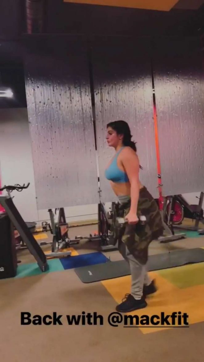 Ariel Winter - Working Out at MackFit Gym in LA