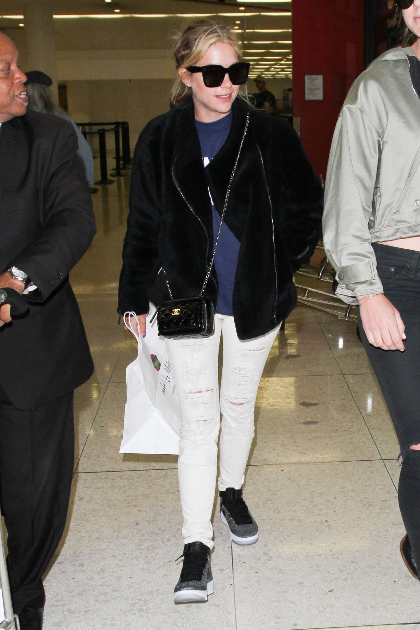 Ashley Benson at LAX Airport in Los Angeles