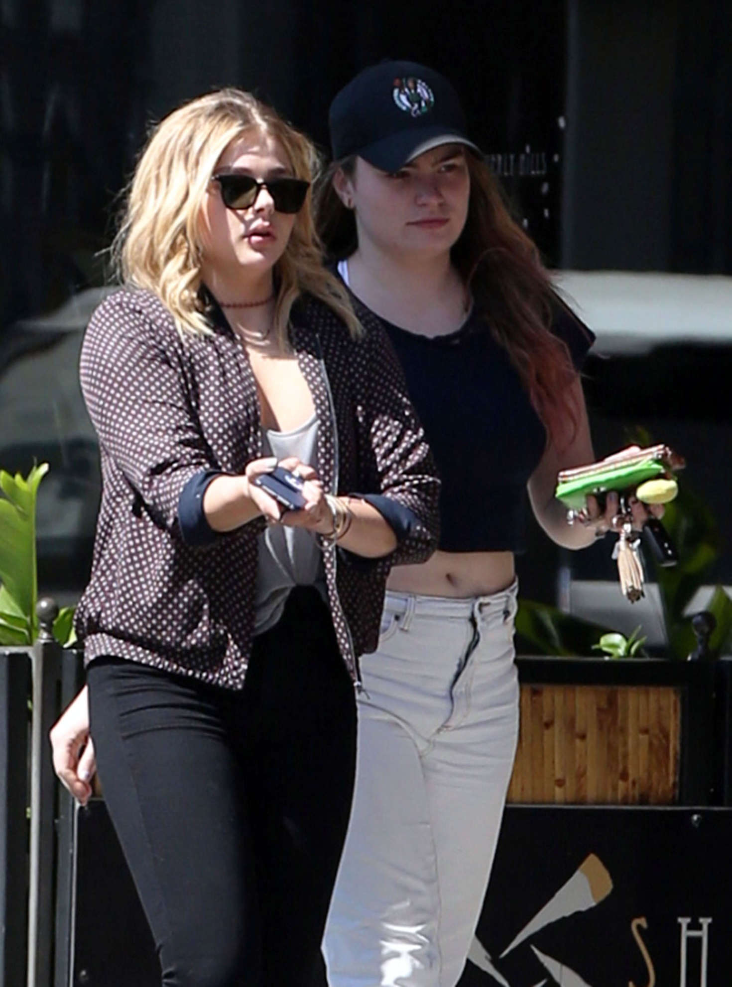 Chloe Moretz at Il Pastaio Restaurant in Los Angeles