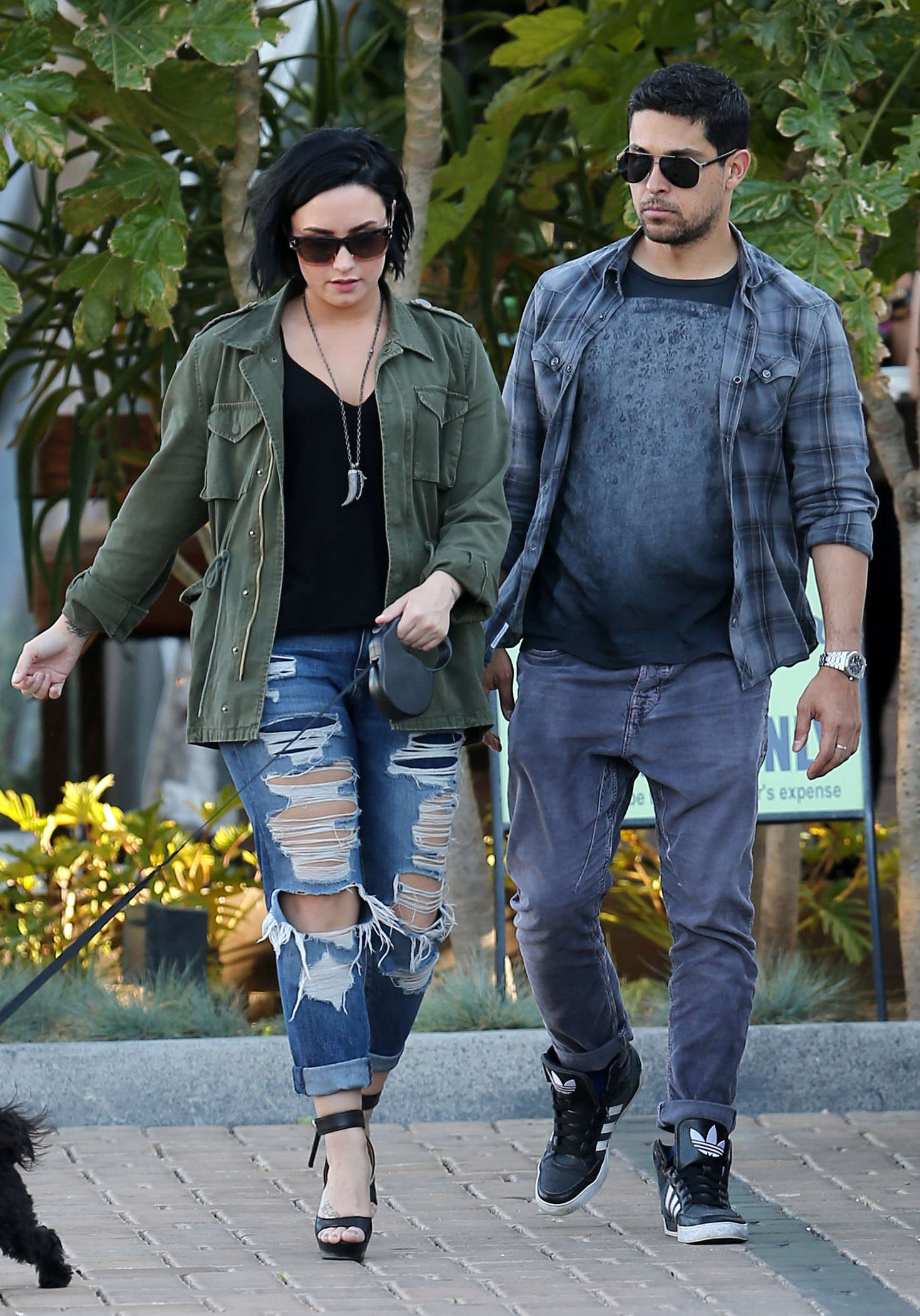 Demi Lovato at Cafe Habana in Malibu