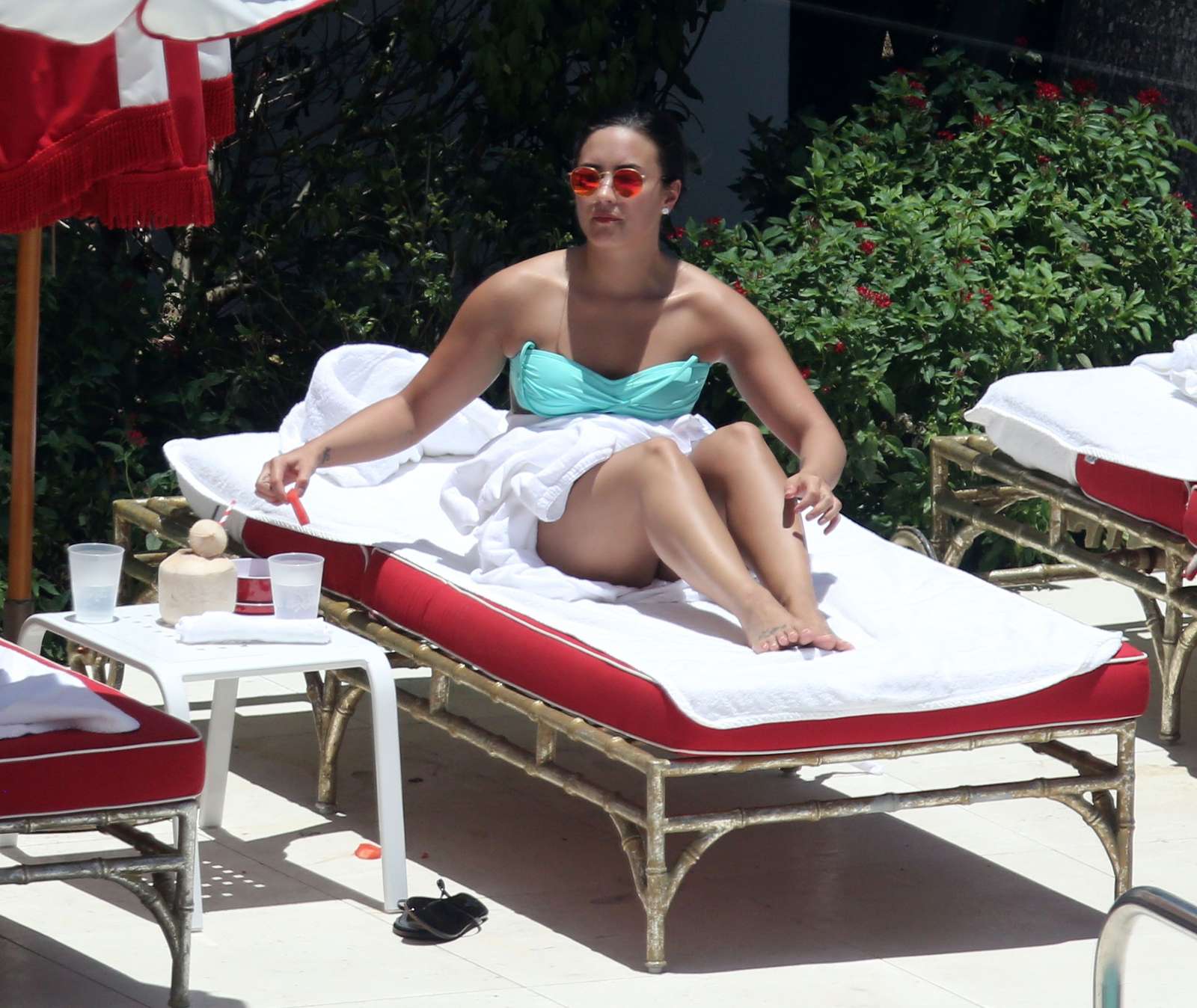 Demi Lovato â€“ Bikini Candids in Miami Beach