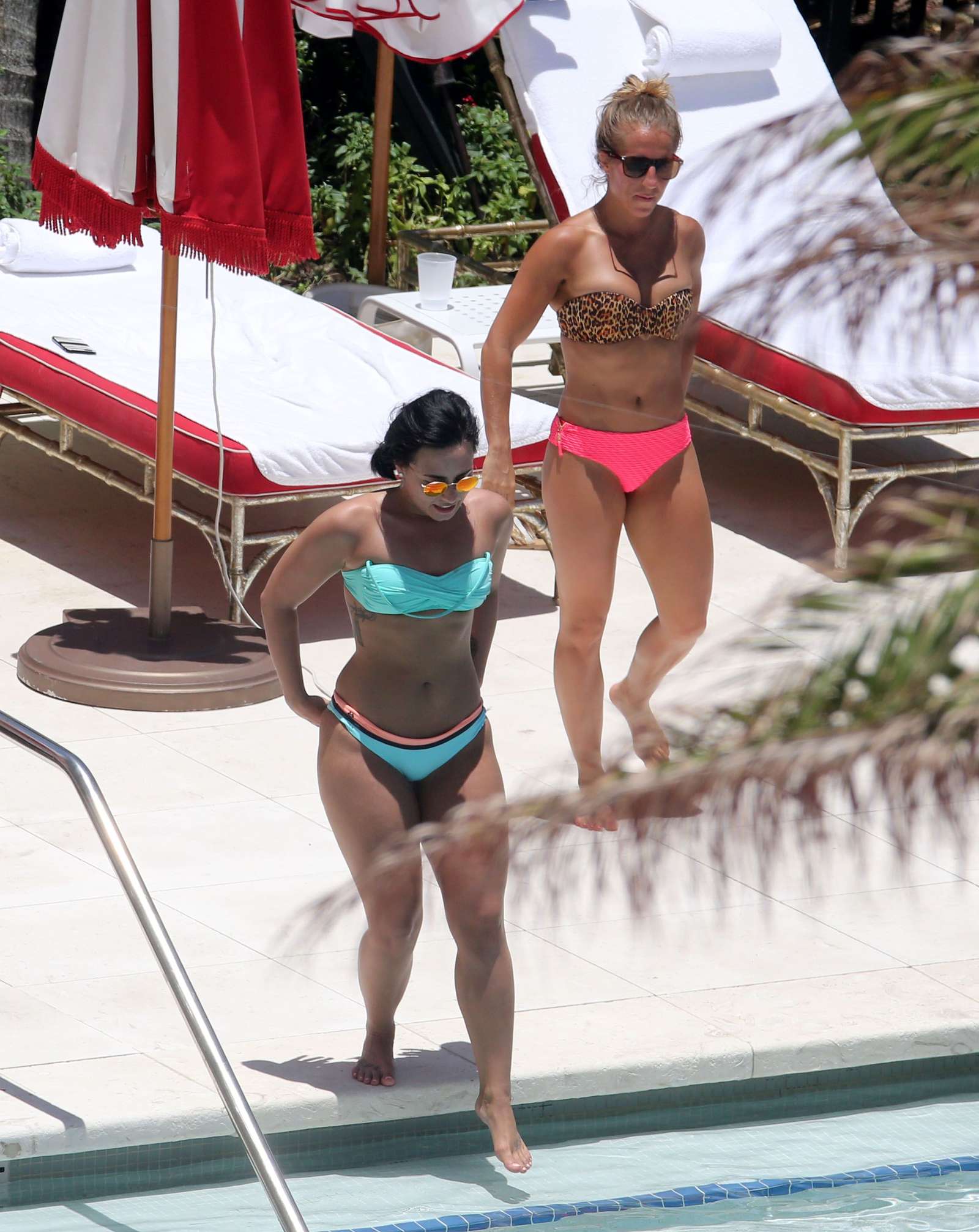 Demi Lovato â€“ Bikini Candids in Miami Beach