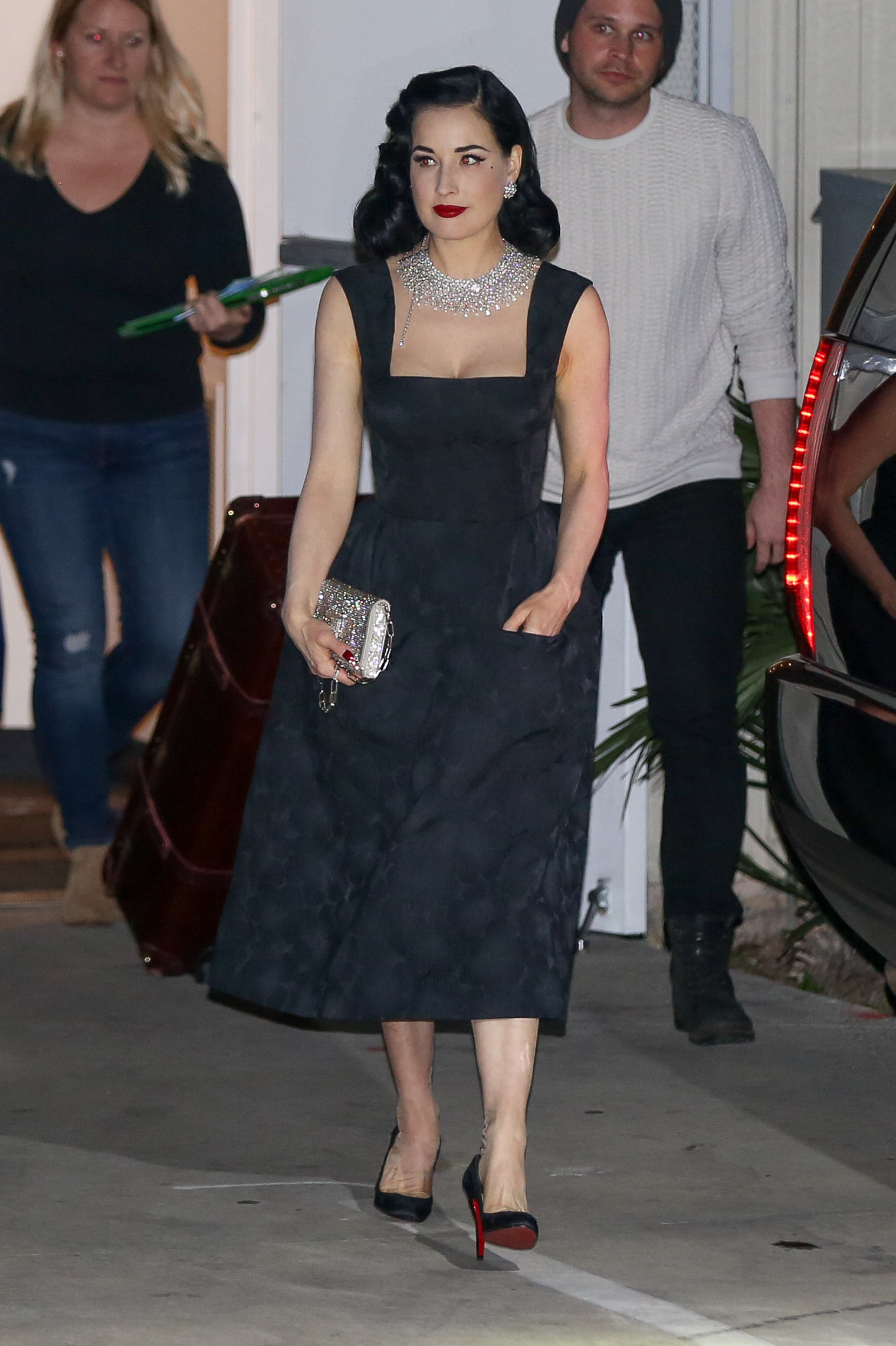 Dita Von Teese at â€˜Kocktails With Khloeâ€™ in Burbank