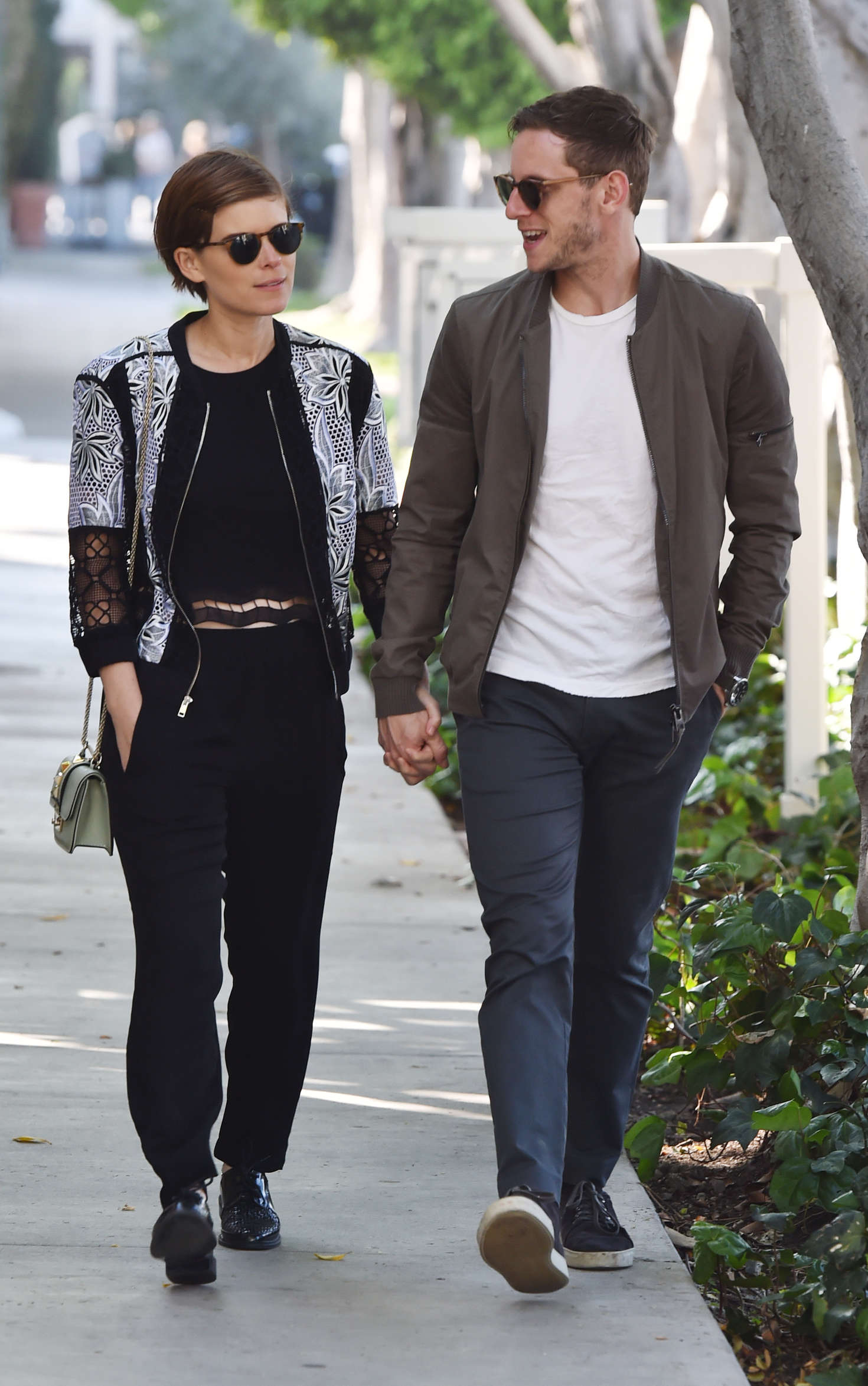 Kate Mara with her boyfriend out in West Hollywood