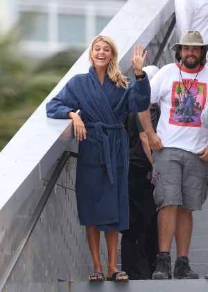 Kelly Rohrbach On The Set Of Baywatch In Miami Gotceleb