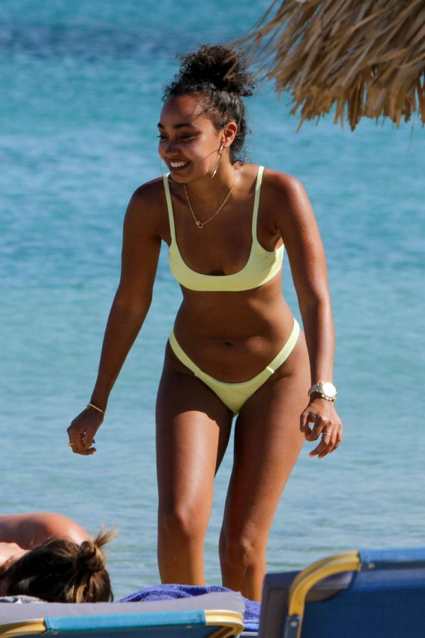 Index Of Wp Content Uploads Photos Leigh Anne Pinnock In Yellow Bikini