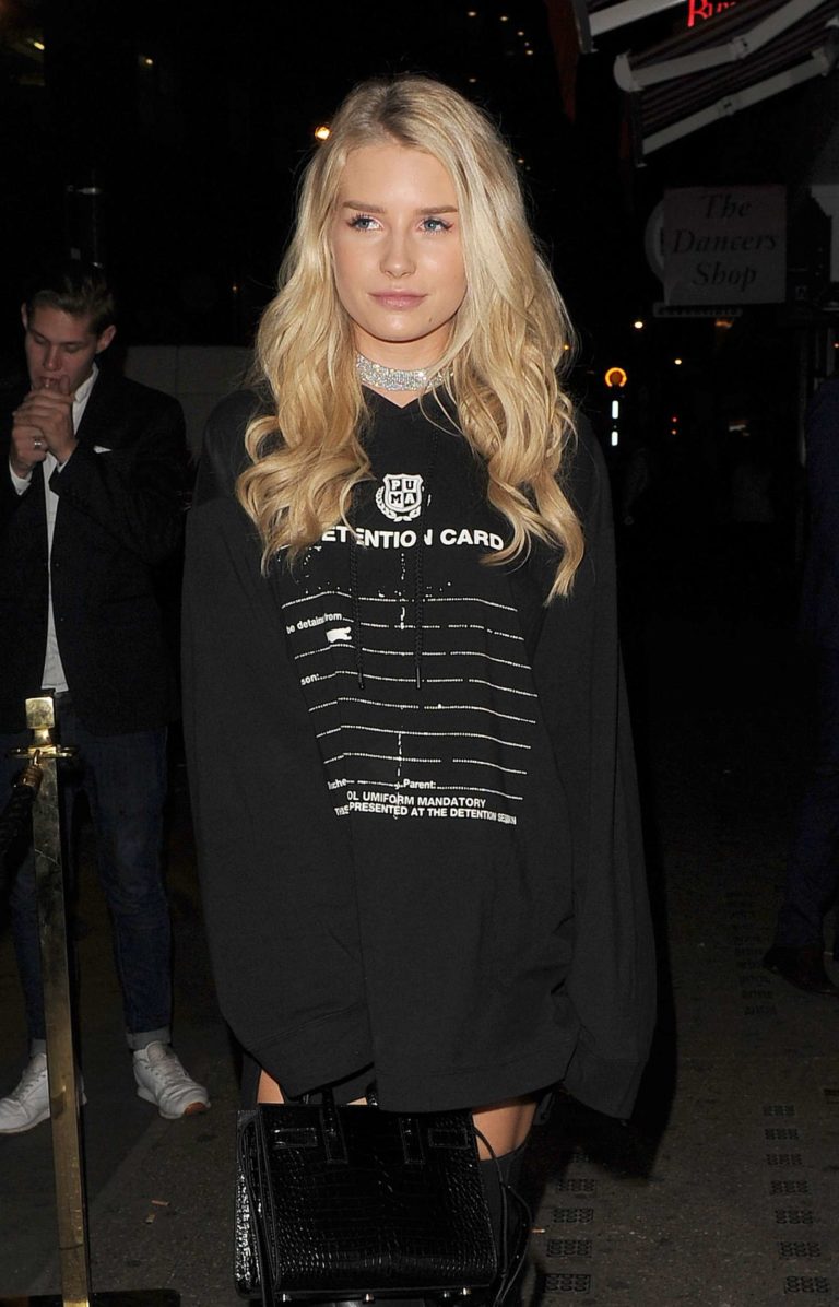 Lottie Moss at Tallia Storm’s Birthday Party in Covent Garden – GotCeleb