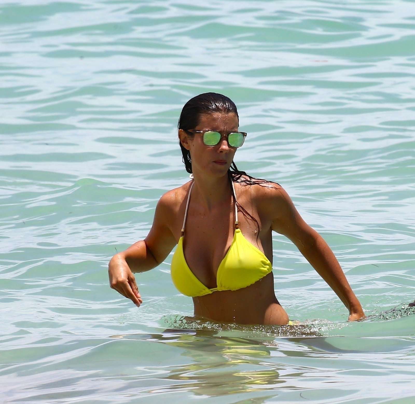 Ludivine Kadri Sagna In Yellow Bikini 2017 43 GotCeleb