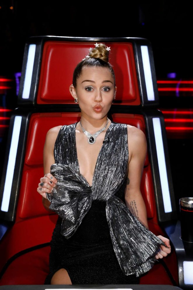 Miley Cyrus – The Voice Season 13 – GotCeleb