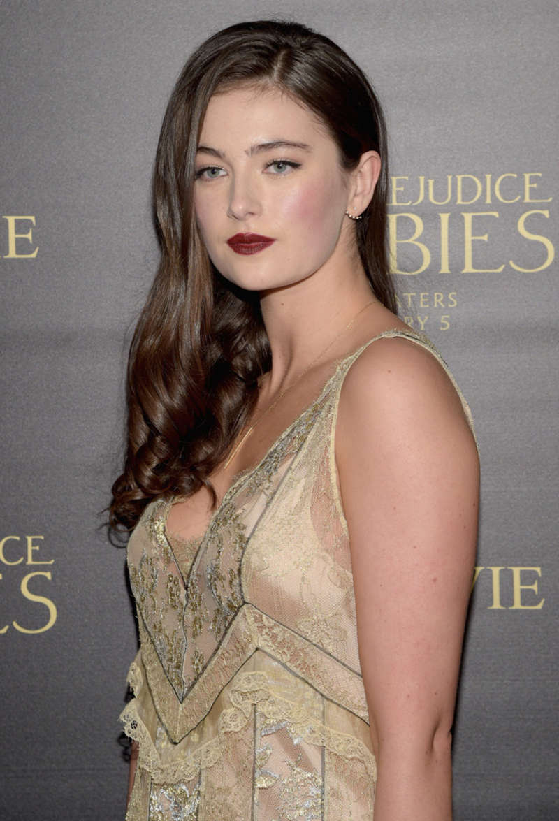 Millie Brady Pride And Prejudice And Zombies Premiere In Los Angeles