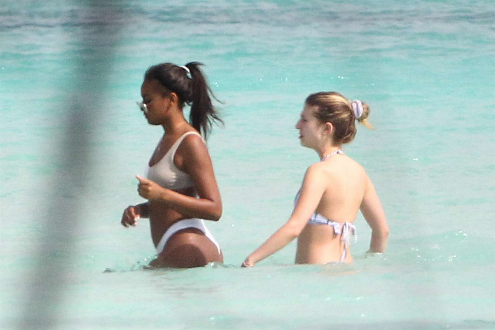 Natasha Obama In White Bikini 2018 02 GotCeleb