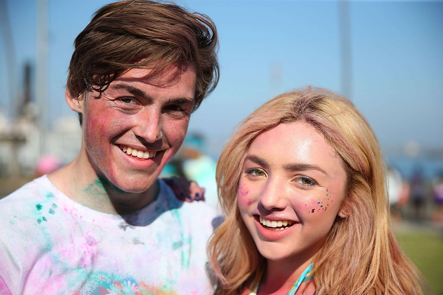 Peyton R List â€“ The Color Run at Waterfront Park in San Diego