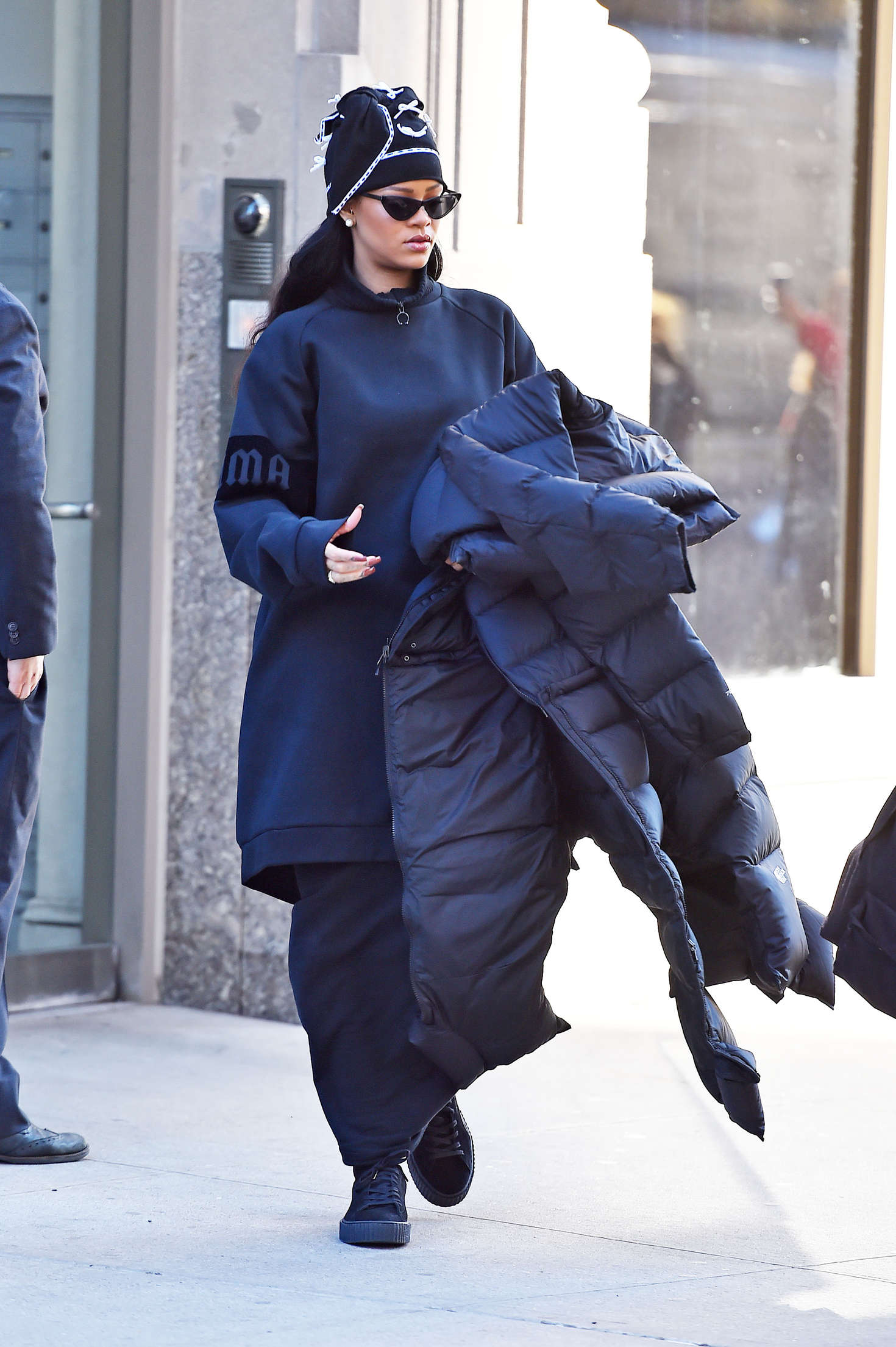 Rihanna Leaving her Soho apartment in New York City