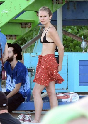 Sailor Brinkley Cook Wearing Bikini On The Beach In Miami GotCeleb