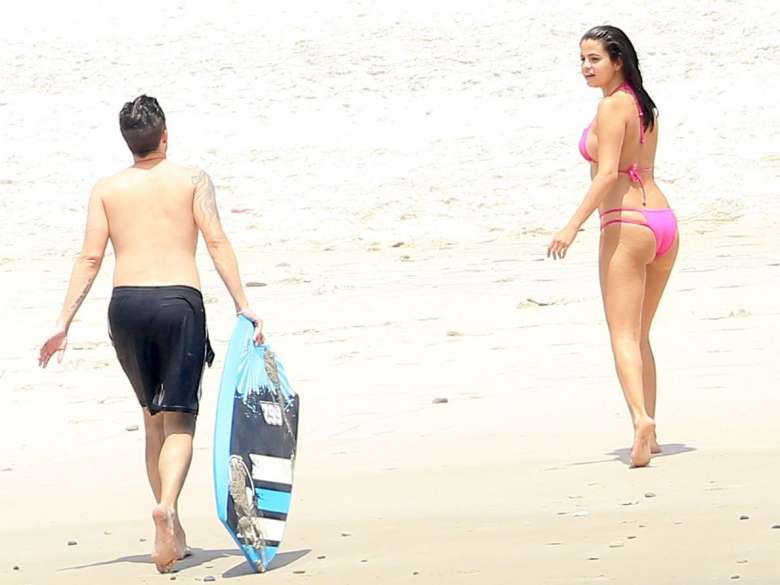 Selena Gomez Pink Bikini Candids In Mexico Gotceleb