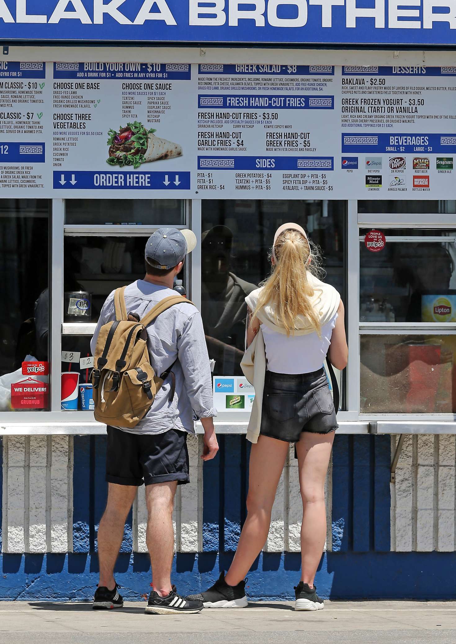 Sophie Turner in Shorts out in Venice Beach