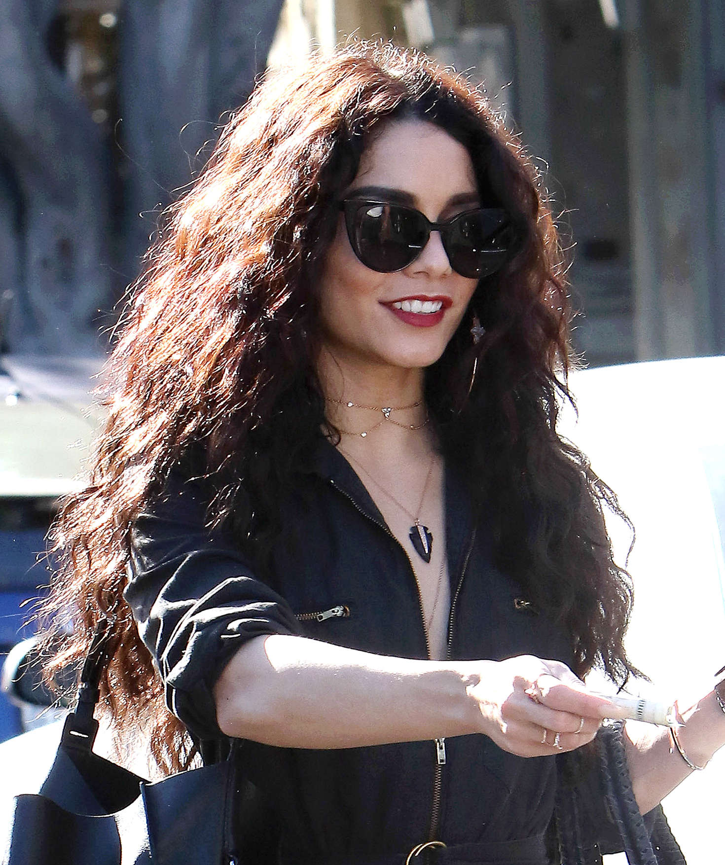 Vanessa Hudgens â€“ Leaving Nine Zero One Salon in West Hollywood