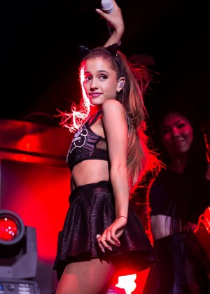 Ariana Grande - Performs Live at the Power 106 All-Star Celebrity Basketball Game in LA