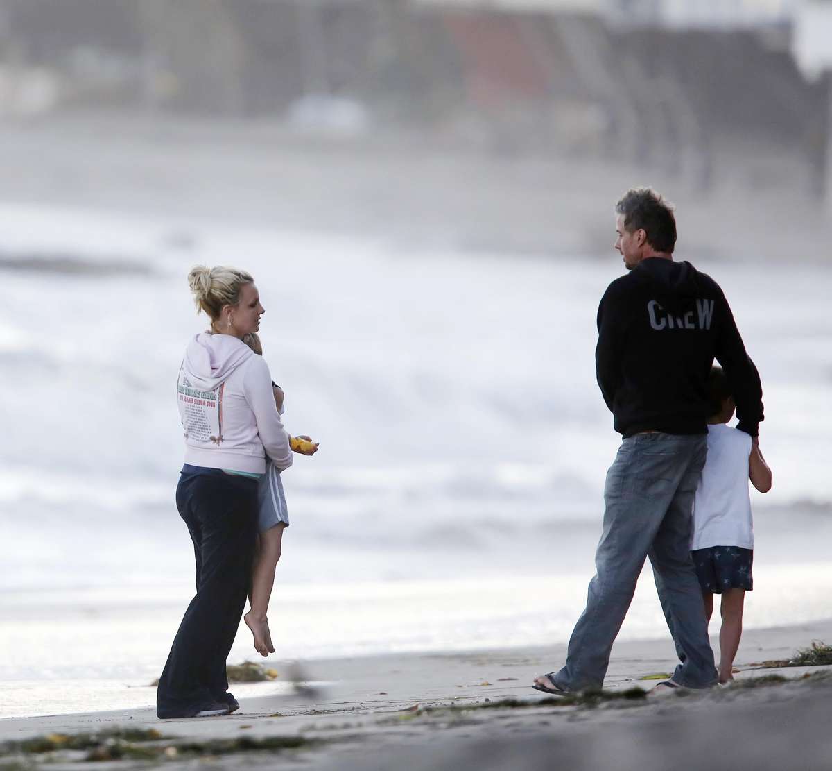 Britney Spears - has fun On a Malibu Beach with Family-20 | GotCeleb