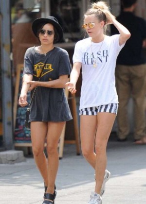 Cara Delevingne and Zoe Kravitz Out in New York City