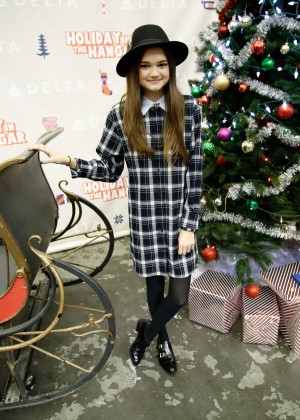 Ciara Bravo - 4th Annual 'Holiday in the Hangar' in NYC