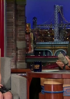 Cristin Milioti - Late Show with David Letterman in NY