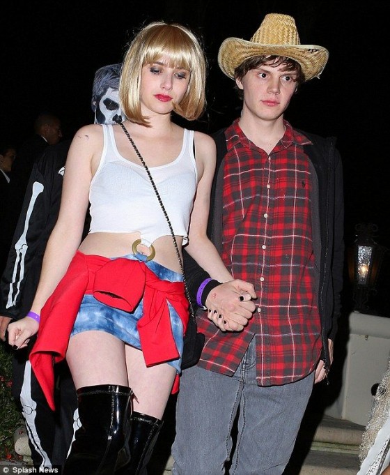 Emma Roberts – In Halloween Costume-01 – GotCeleb