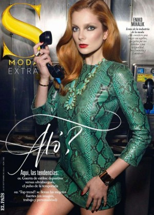 Eniko Mihalik - S Moda Spain Magazine (Septiembre 2014)