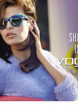 Eva Mendes - Vogue Eyewear 2014 Fall Ad Campaign