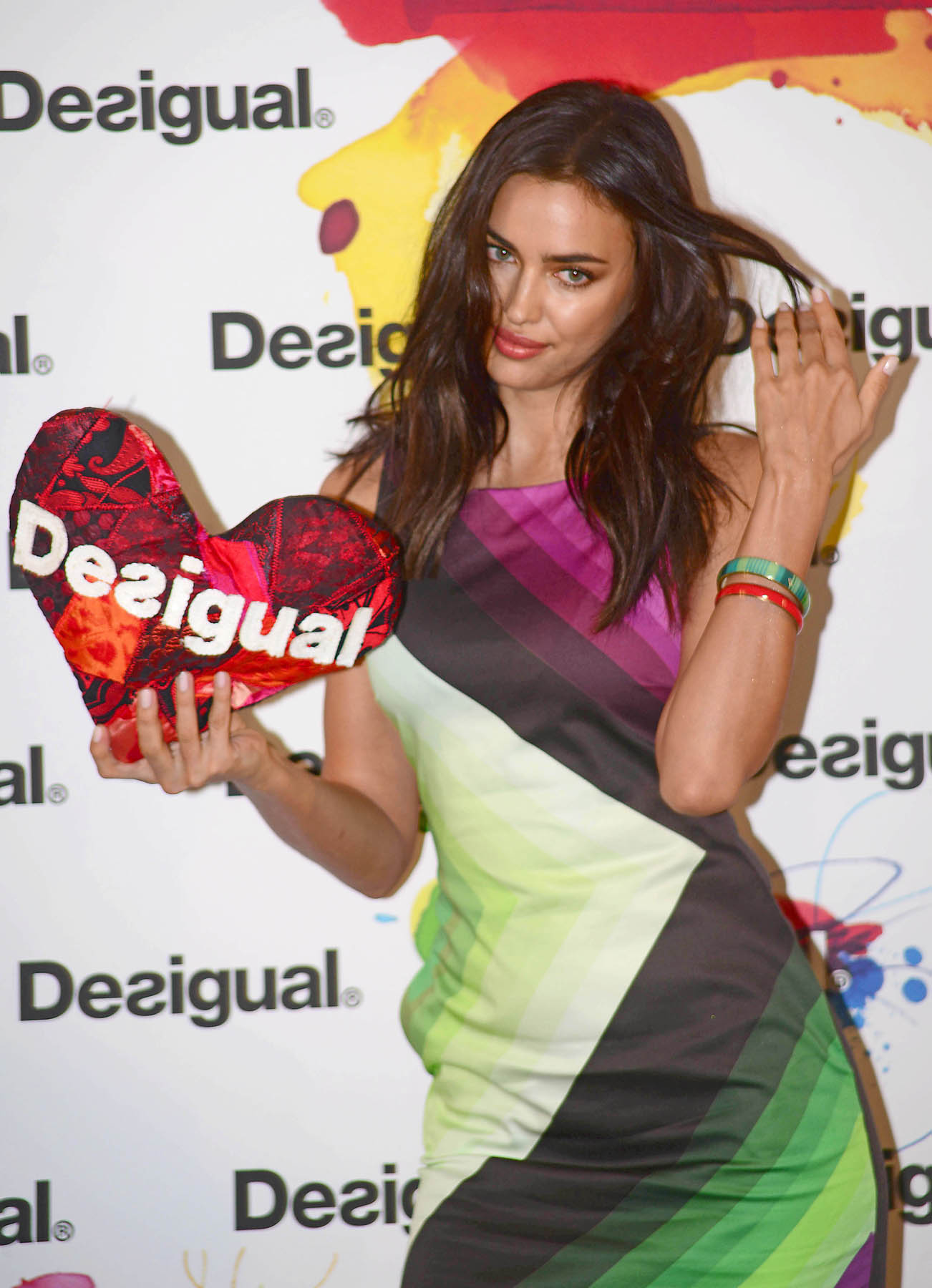 Irina Shayk – "Desigual" 2014 Collection Launch in Barcelona | GotCeleb