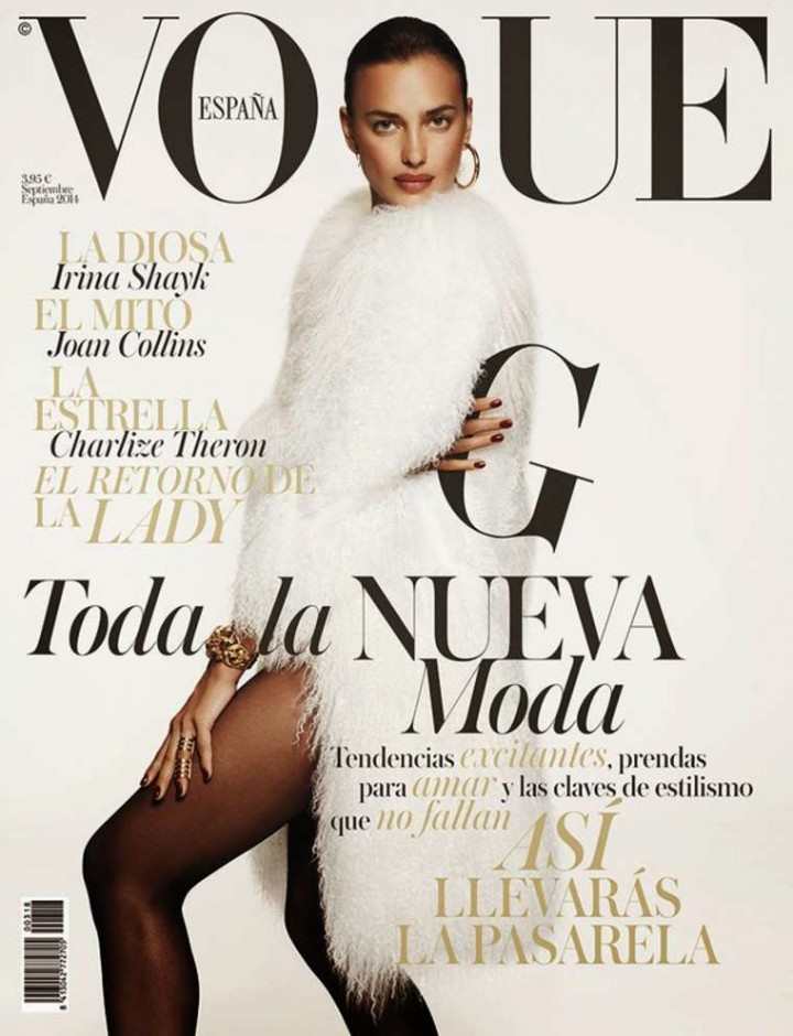 Irina Shayk – Vogue Spain Magazine Cover (September 2014) – GotCeleb