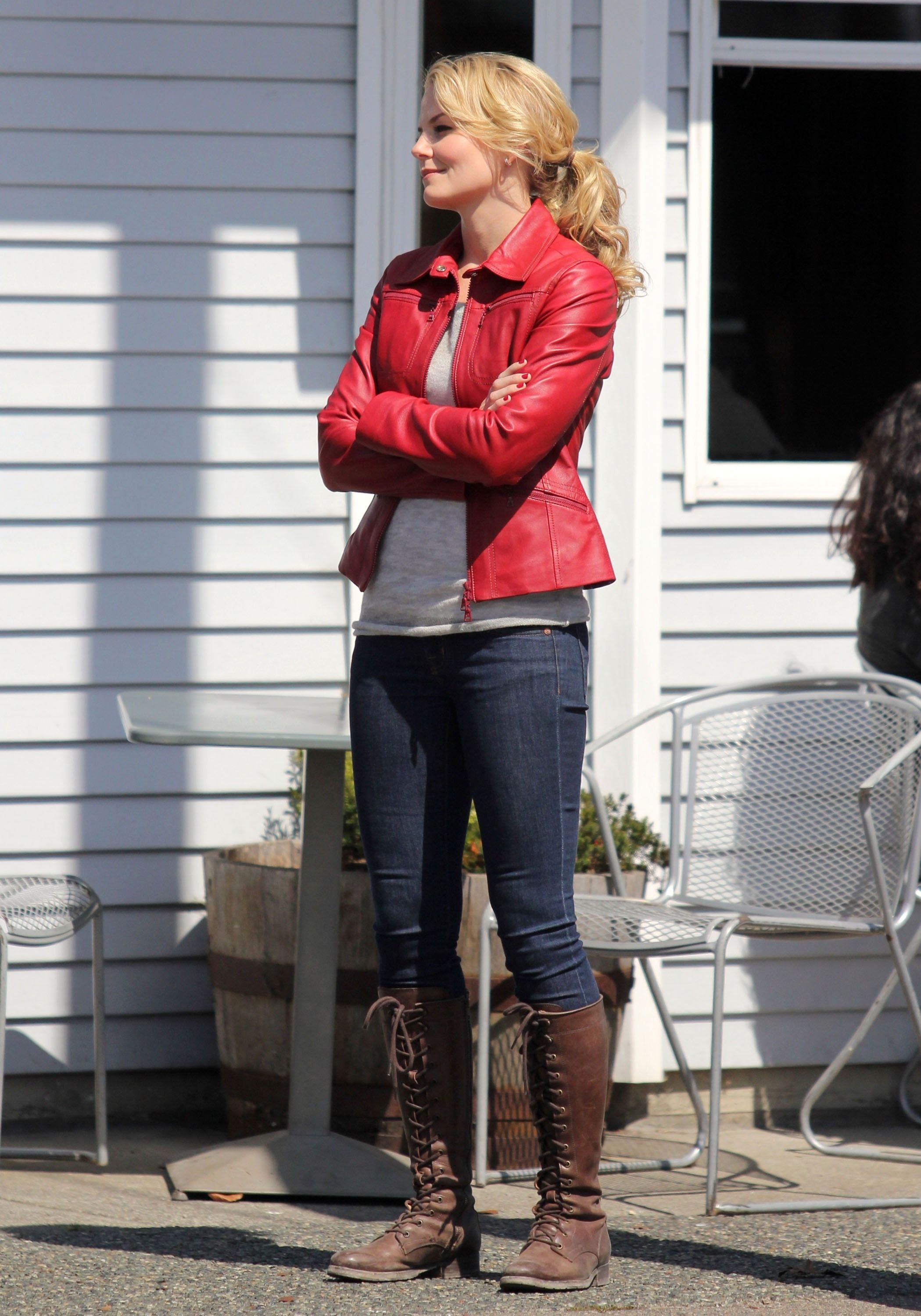 Jennifer Morrison – set of Once Upon a Time-04 – GotCeleb