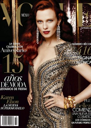 Karen Elson - Vogue Mexico Magazine (October 2014)