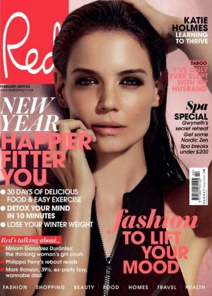 Katie Holmes - Red Magazine Cover (February 2015)