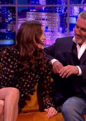 Keira Knightley at The Jonathan Ross Show in London