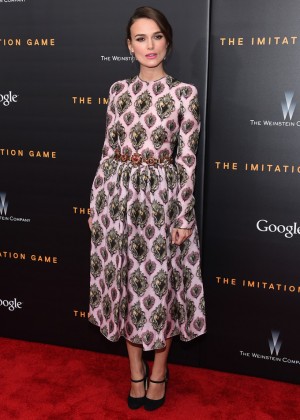 Keira Knightley - 'The Imitation Game' Premiere in New York