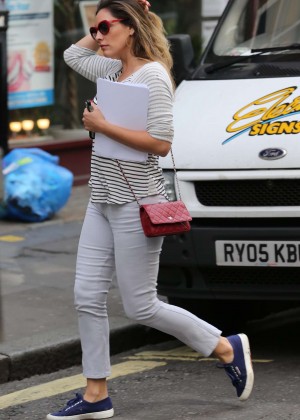 Kelly Brook in Tight Jeans out in London