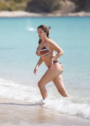 Kelly Brook - Wearing Bikini in Greece