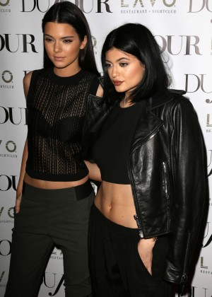 Kendall & Kylie Jenner - DuJour Magazine Celebration in New York City