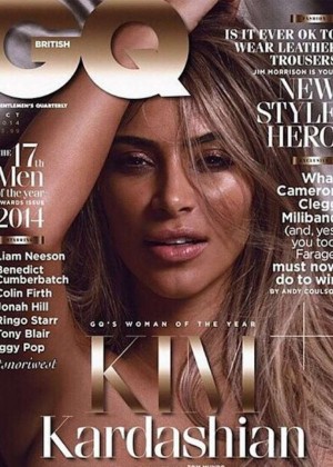 Kim Kardashian - GQ British Magazine Cover (October 2014)