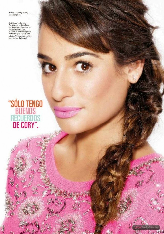 Lea Michele - Seventeen Magazine (Mexico August 2014)-05 | GotCeleb