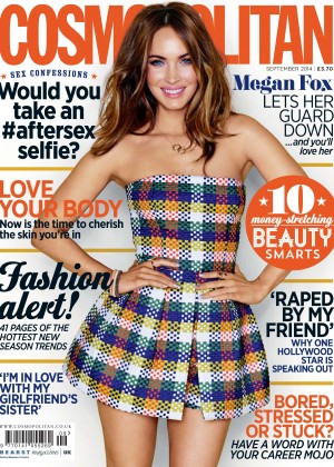 Megan Fox in Cosmopolitan (UK) Cover for September 2014 issue