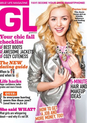 Peyton Roi List - Girl's Life Magazine Cover (Oct/Nov 2014)