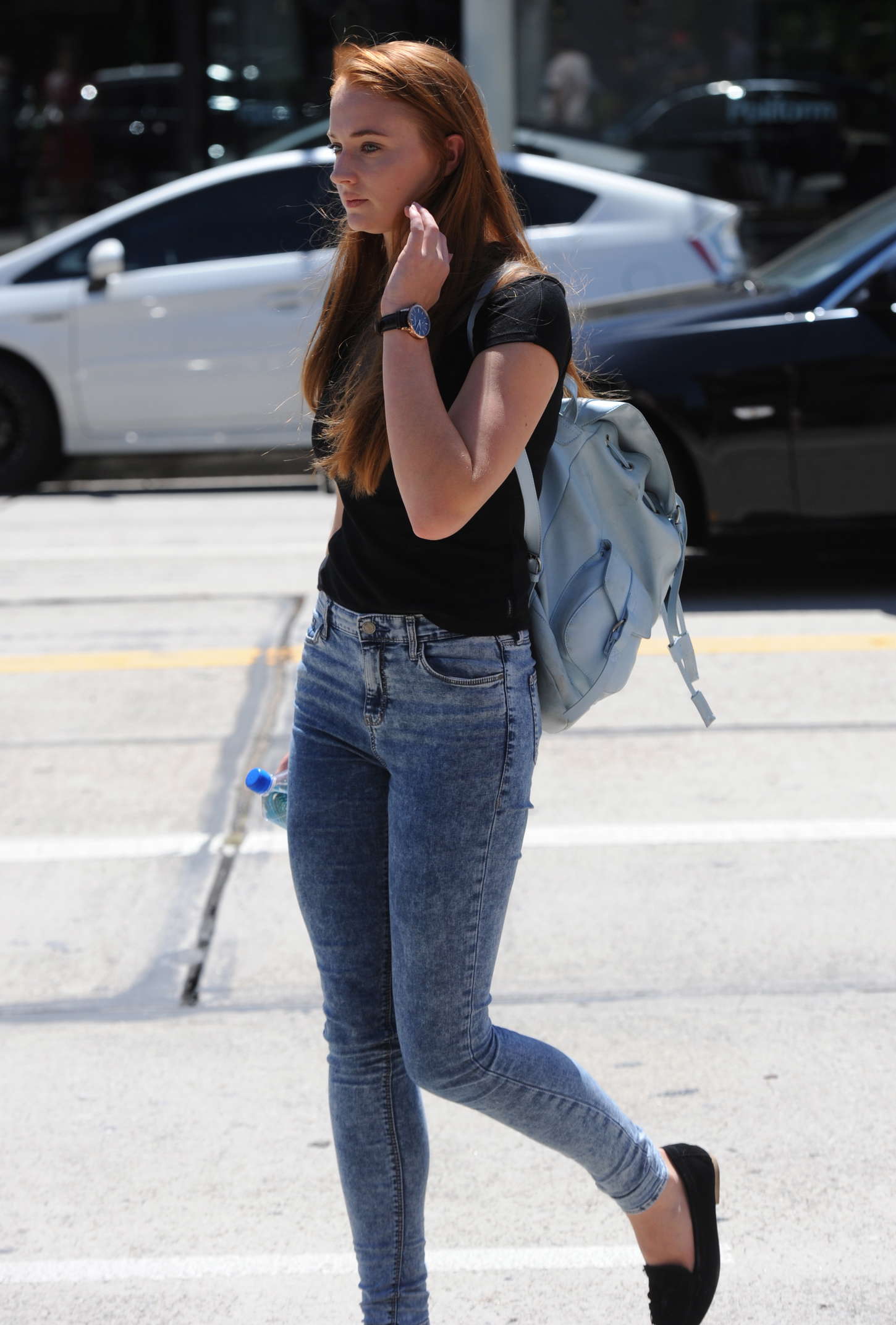 Sophie Turner in Tight Jeans -12 | GotCeleb