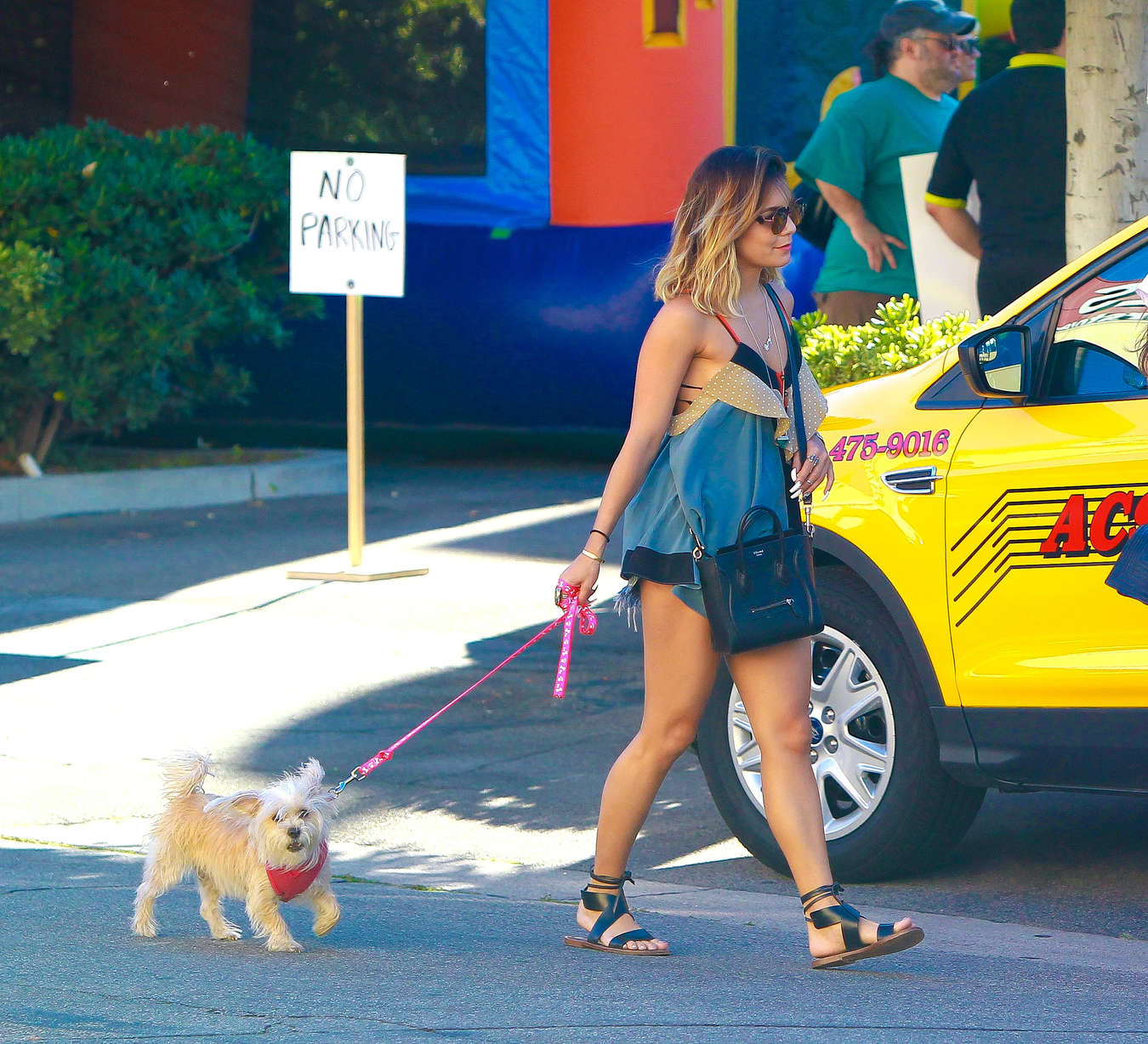 Vanessa Hudgens - Walking Her Dogs -09 | GotCeleb