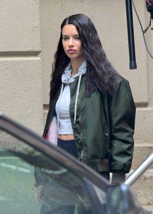 Adriana Lima Leaving Gleason’s Famous Boxing Gym in NY
