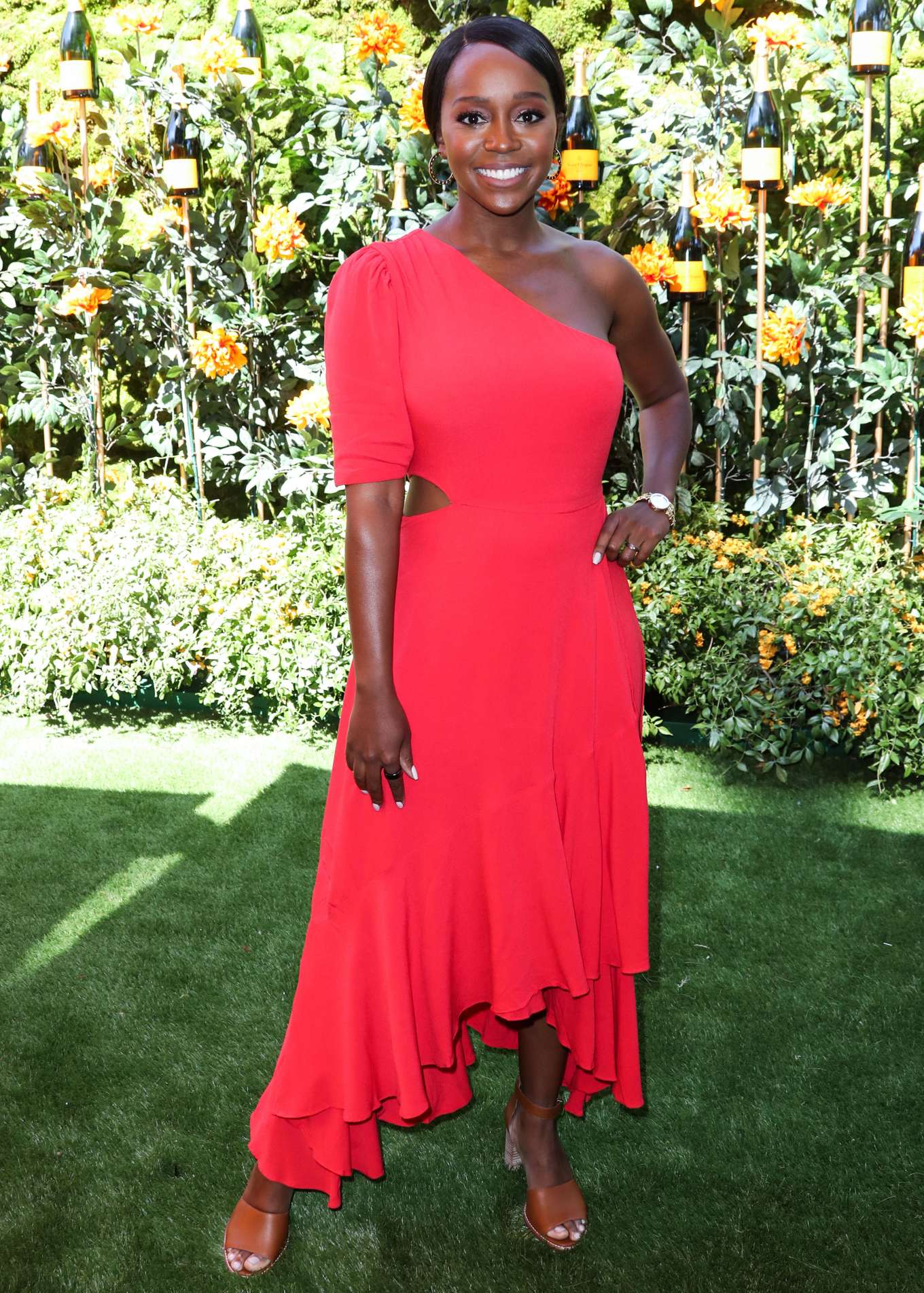 Aja Naomi King - 2019 Veuve Clicquot Polo Classic-09 | GotCeleb