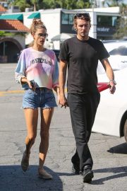 Alessandra Ambrosio and Nicolo Oddi - Out and about in Los Angeles