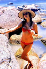 Alessandra Ambrosio in Bikini at Las Piedras Beach Club in Punta del Este